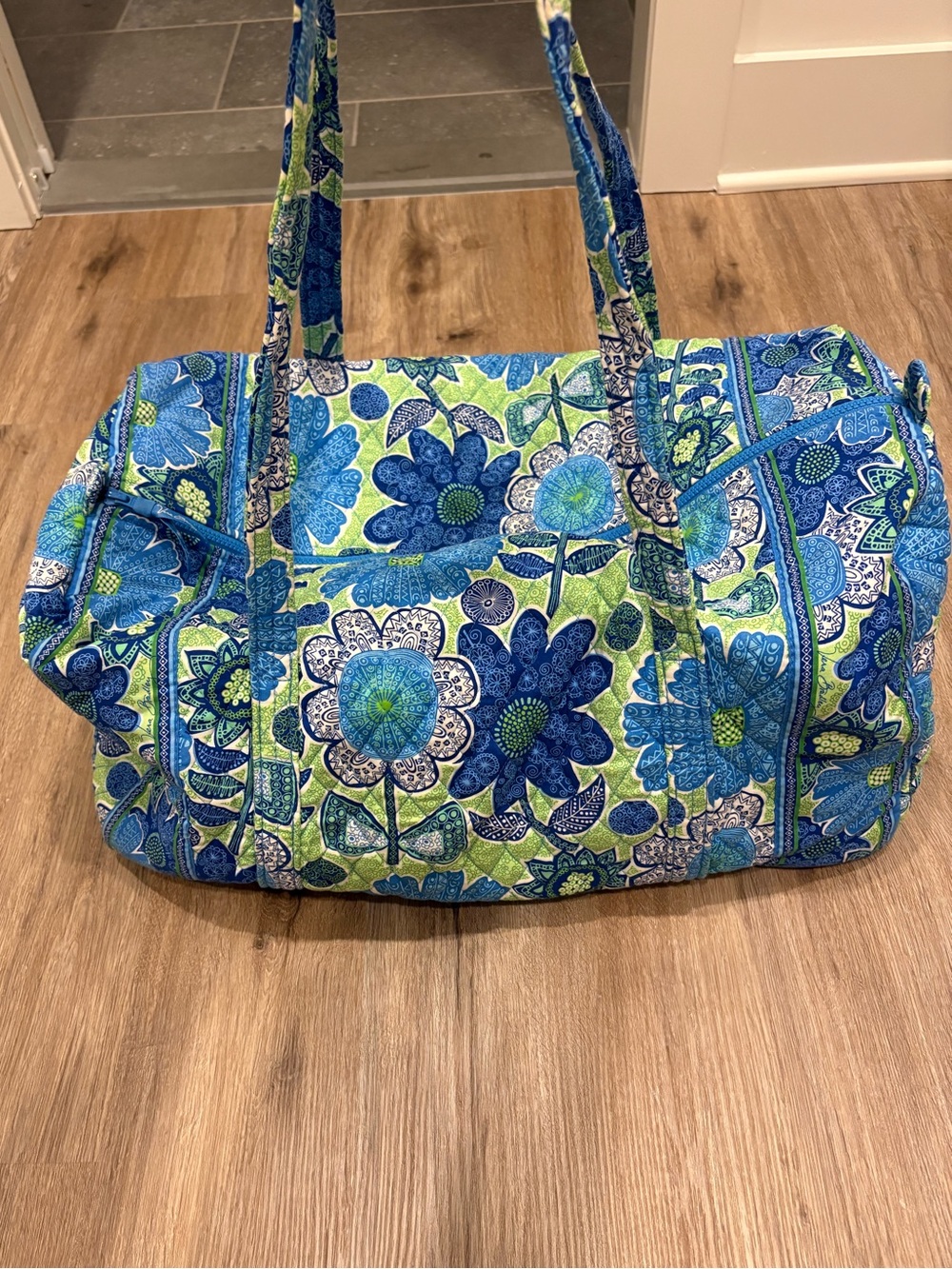 Vera Bradley Floral Quilted Travel Duffel